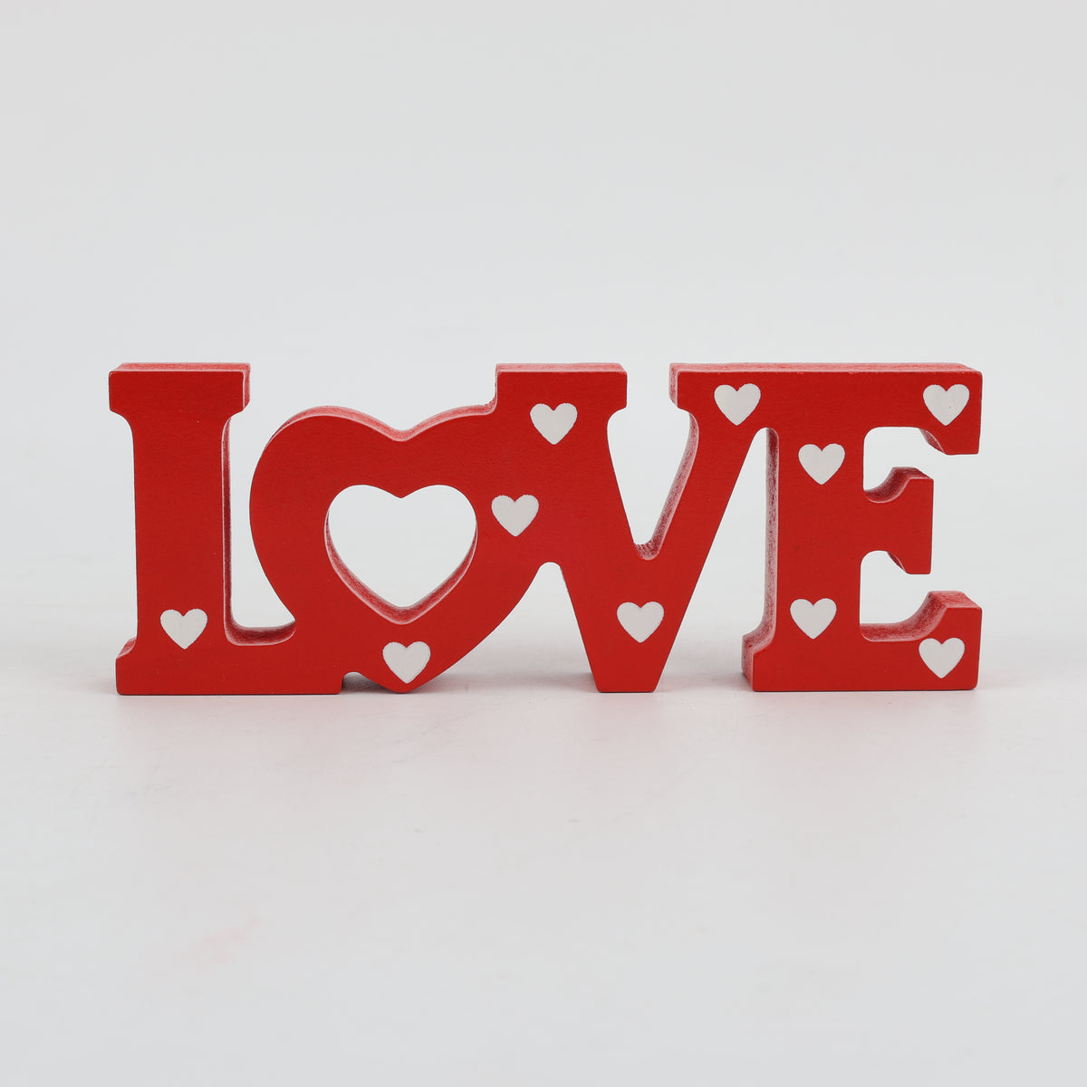 ADORNO EN FORMA CORAZON ROJO