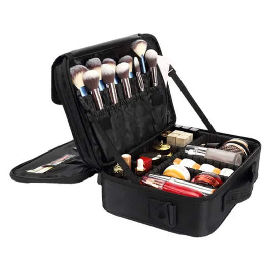 Maletín Organizador de Maquillaje XL Negro