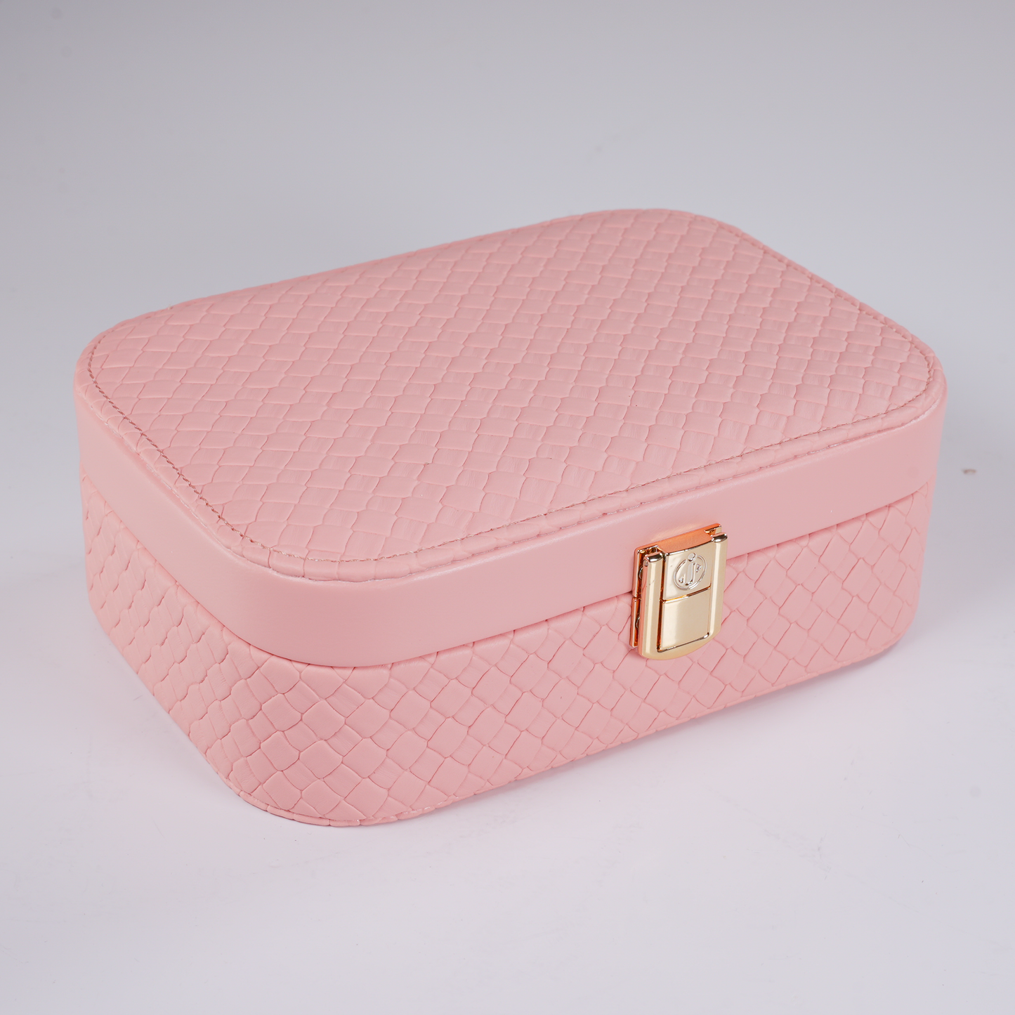 Joyero Rectangular con Seis Divisiones | Rosado