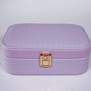 Joyero Rectangular con Seis Divisiones | Lila