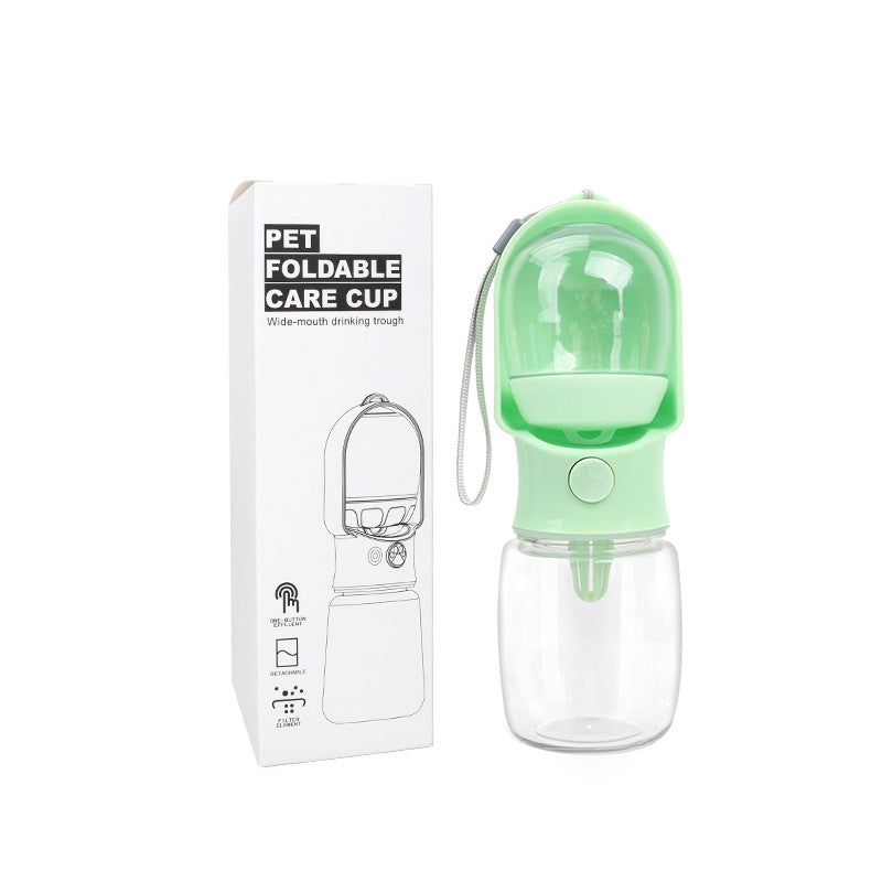 Bebedero de mascota 320ml - Verde