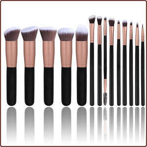 Brochas para Maquillaje 14 pzas.