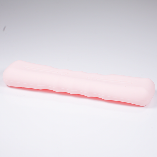 Estuche de Silicona para Brochas | Rosado