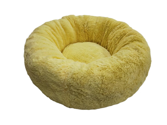 CAMA PARA MASCOTA AMARILLO