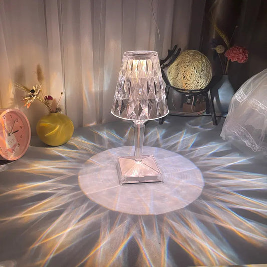 Lámpara de Mesa Inalámbrica Transparente