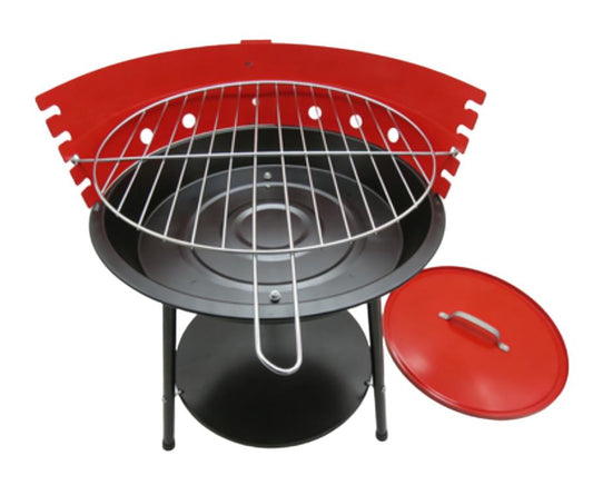 PARRILLA PORTÁTIL COBERTURA C/BASE ROJA