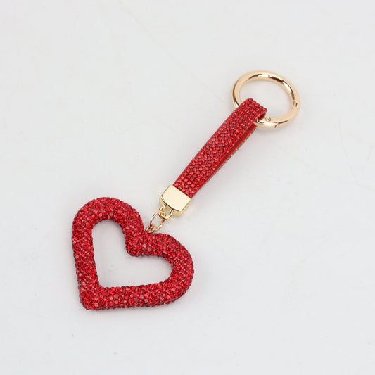 LLAVERO DISEÑO CORAZON | ROJO