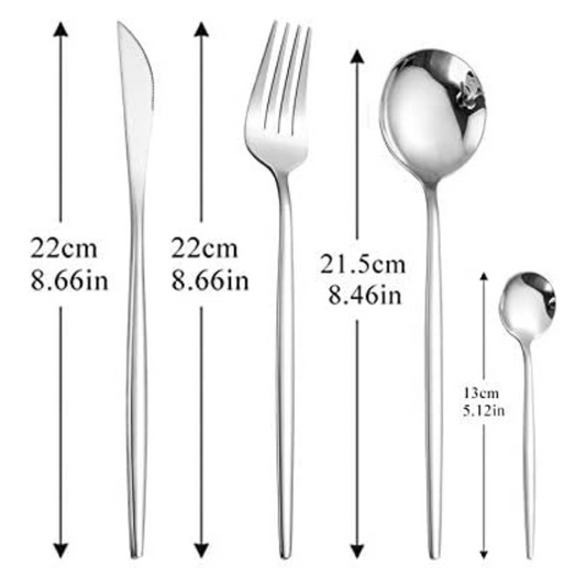 Set de Cubiertos Premium 24 Piezas