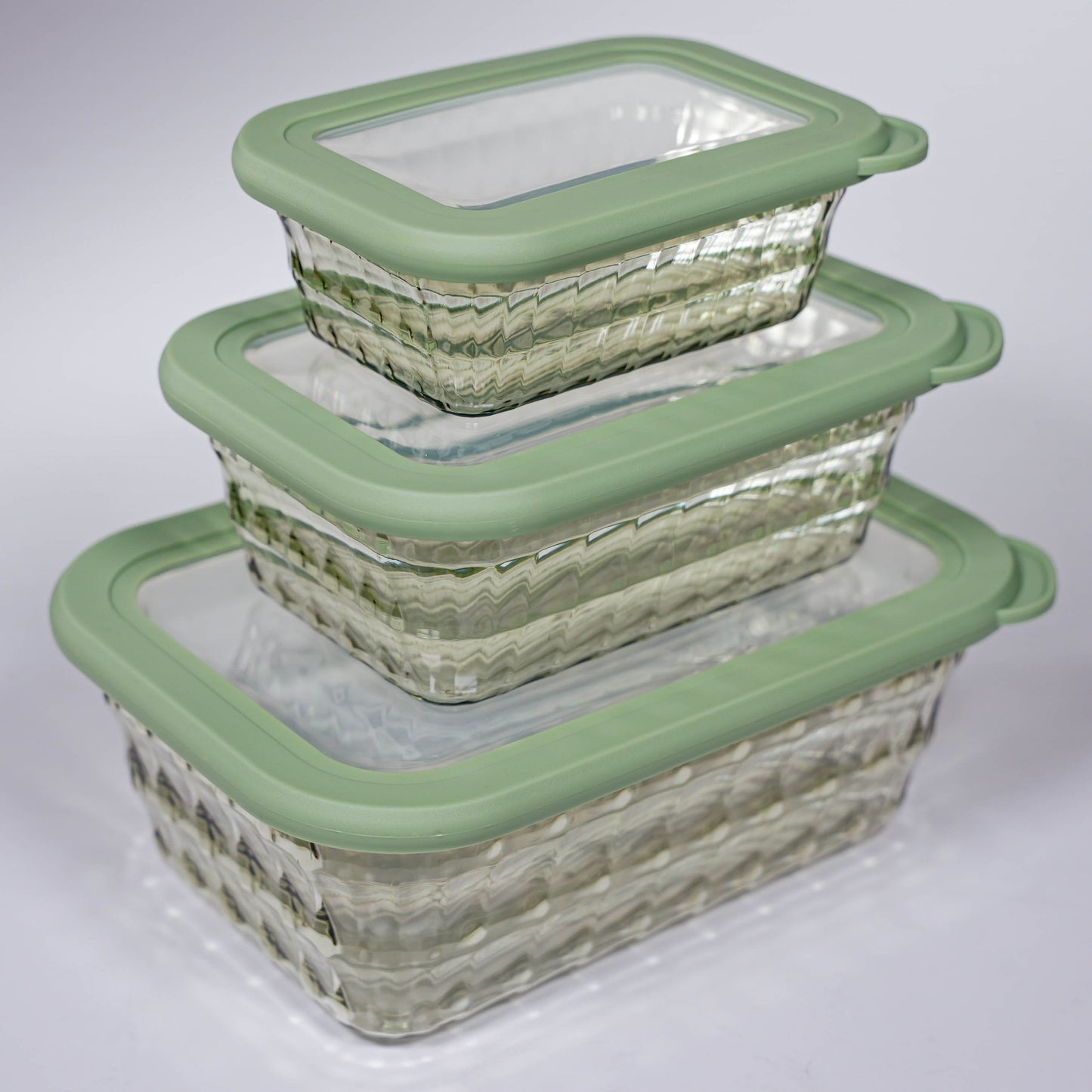 SET DE 3 CONTENEDORES RECTANGULARES