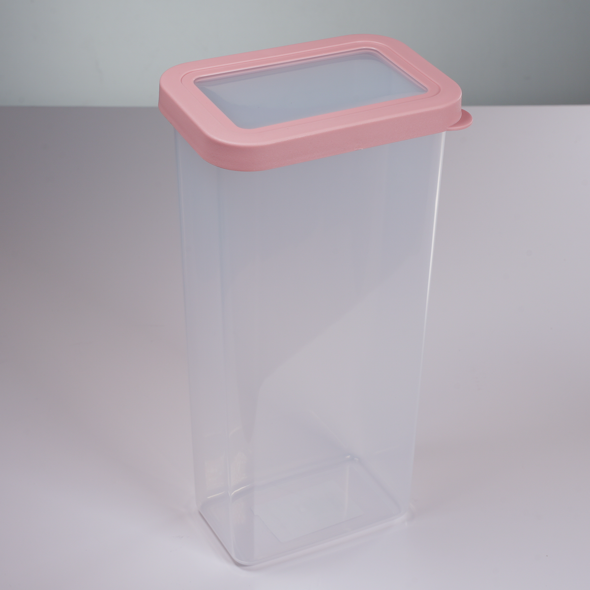 CONTENEDOR DE PLASTICO TAPA ROSADA | EXTRA GRANDE