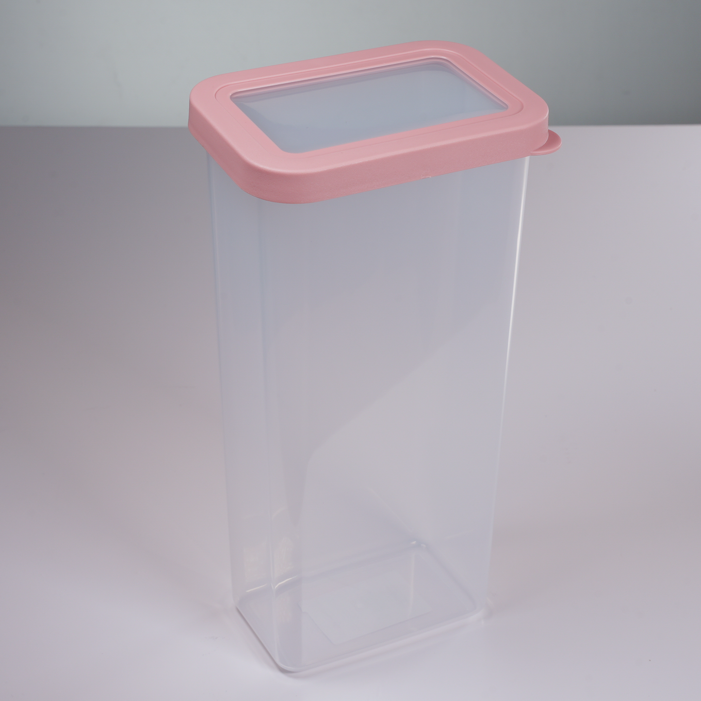 CONTENEDOR DE PLASTICO TAPA ROSADA | EXTRA GRANDE