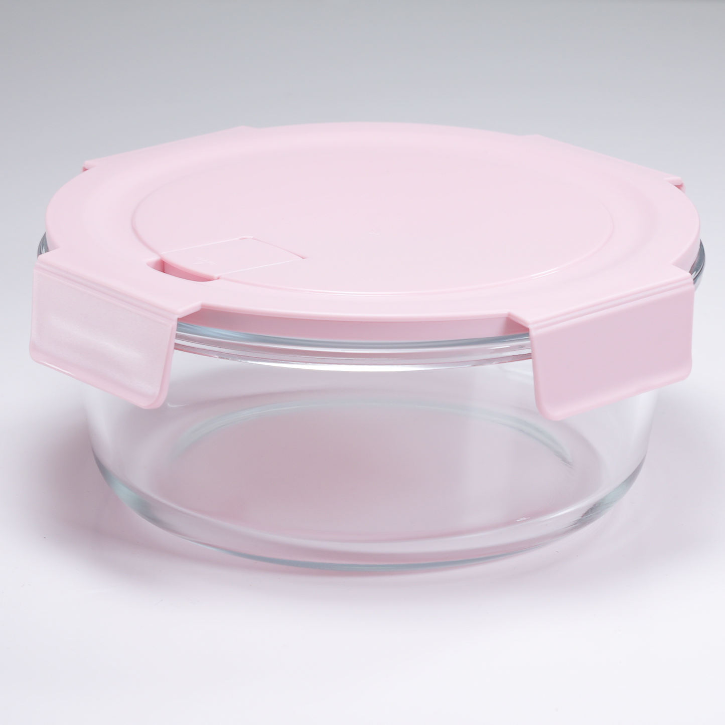 CONTENEDOR DE ALIMENTOS CIRCULAR 620 ml | ROSADO