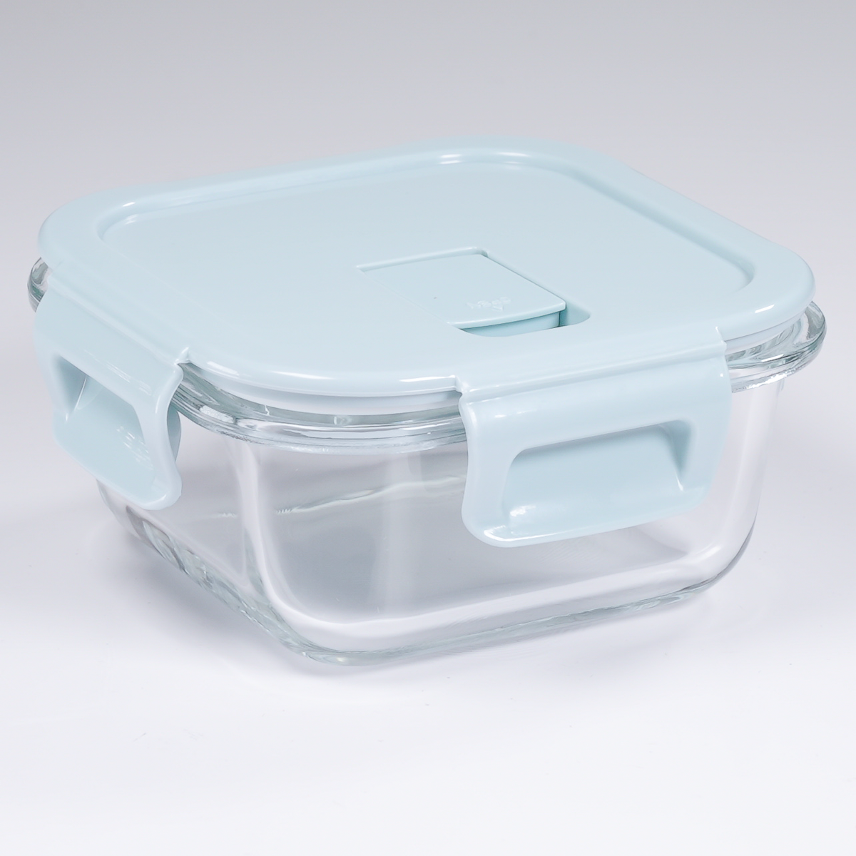 CONTENEDOR DE ALIMENTOS CUADRADO 320 ml | CELESTE