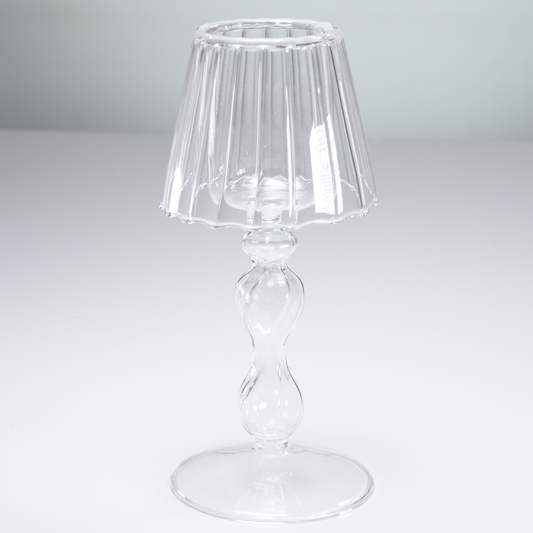 Soporte de Vela Lámpara de Vidrio