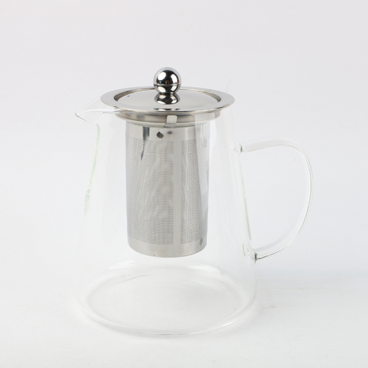 Juego tetera de Vidrio 950ml +4 tazas