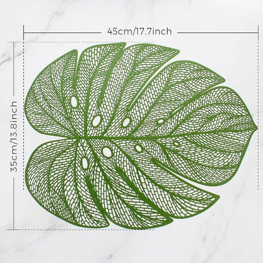Set Individual Hoja Verde 45x35cm