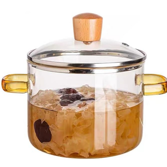 Olla de Vidrio con Asas 1.6L