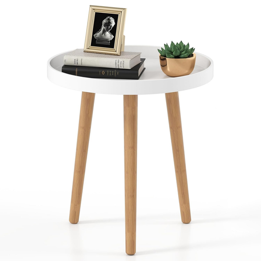 Mesa Circular 42 cm Blanco