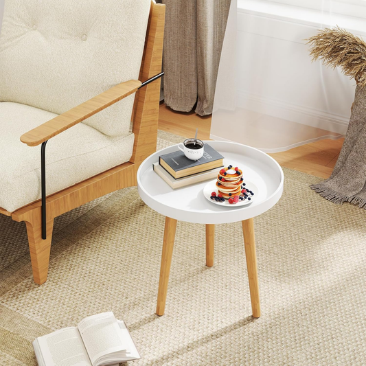 Mesa Circular 42 cm Blanco
