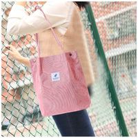 Bolso de Mujer Corduroy Rosado