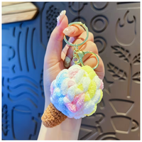 Llavero Kawai de Helado Multicolor
