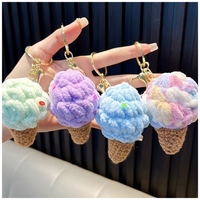 Llavero Kawai de Helado Multicolor