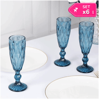 Set x6 Copas de Vidrio Largo 160 ml