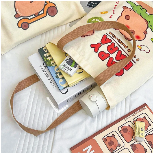 Tote Bag de Capibara Kawaii