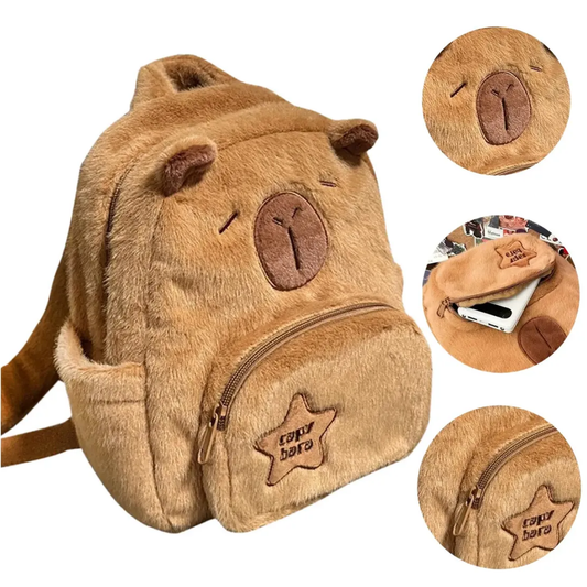 Mochila de Capibara de Felpa