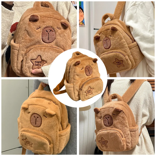 Mochila de Capibara de Felpa