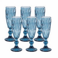 Set x6 Copas de Vidrio Largo 160 ml