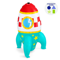 Rociador Inflable de Agua Space Blast Diseño Cohete