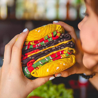 Set x3 Medias de Hamburguesa con Cajita