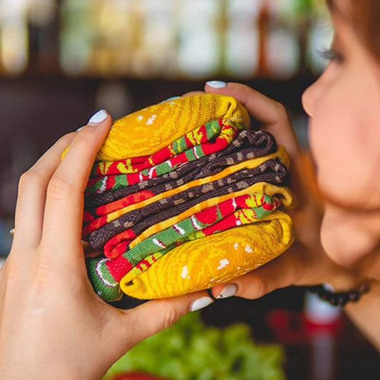 Set x3 Medias de Hamburguesa con Cajita