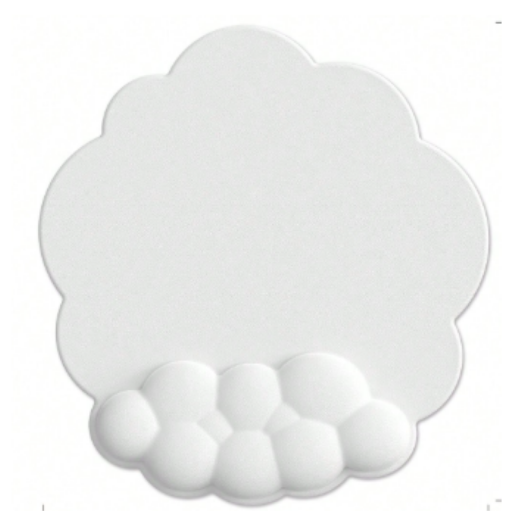 Mouse Pad Ergonómico con Apoyo para Muñeca Nube