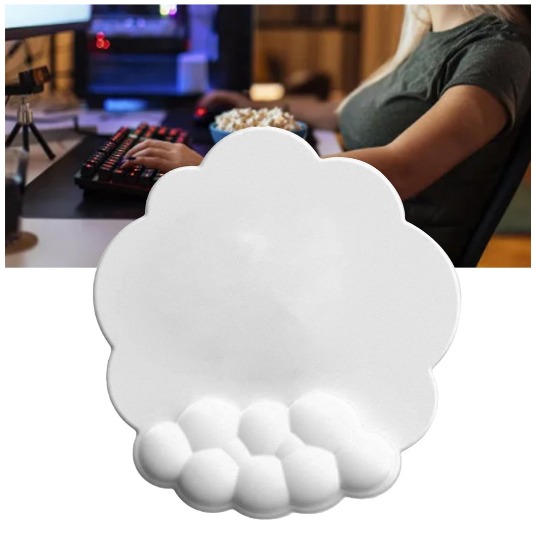 Mouse Pad Ergonómico con Apoyo para Muñeca Nube