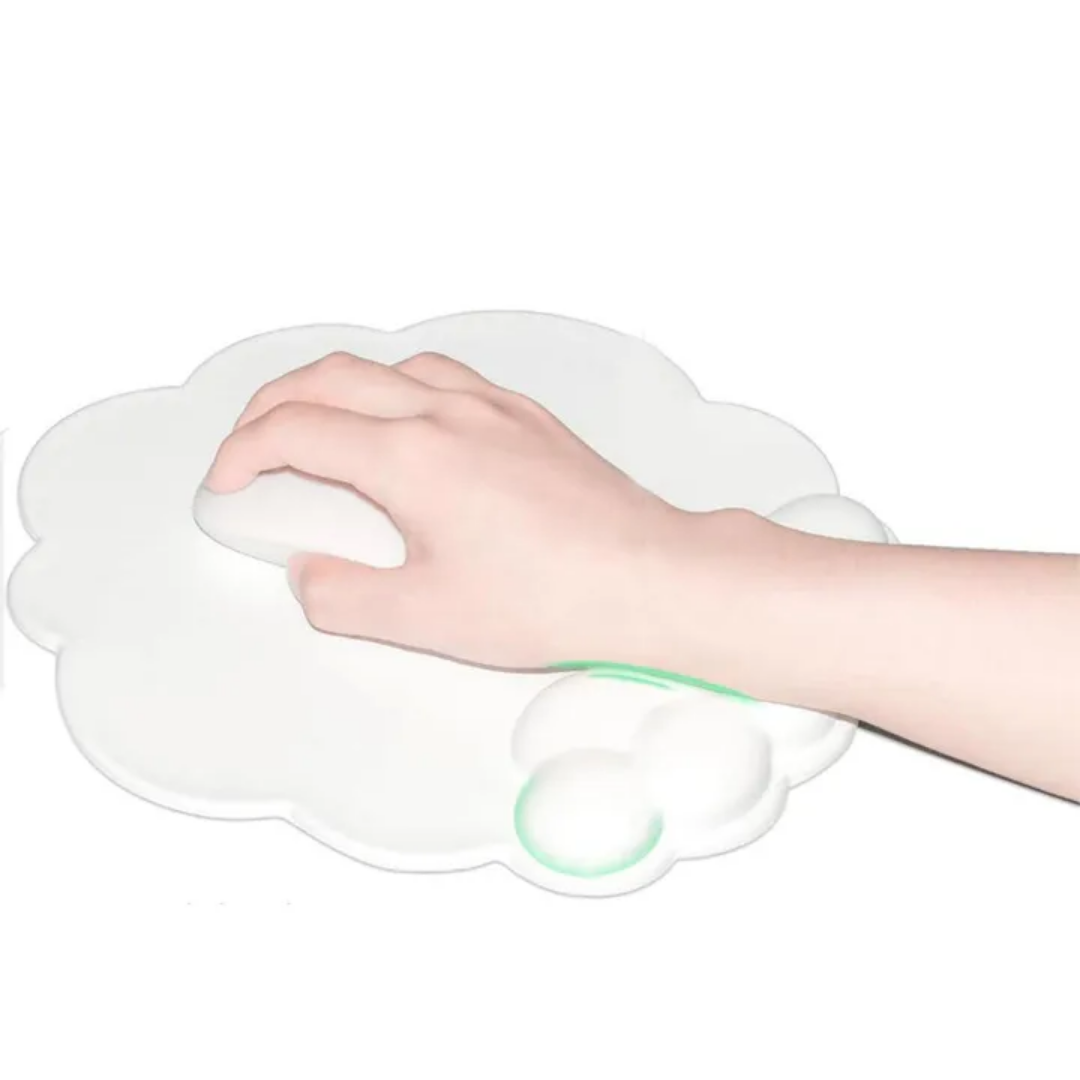 Mouse Pad Ergonómico con Apoyo para Muñeca Nube