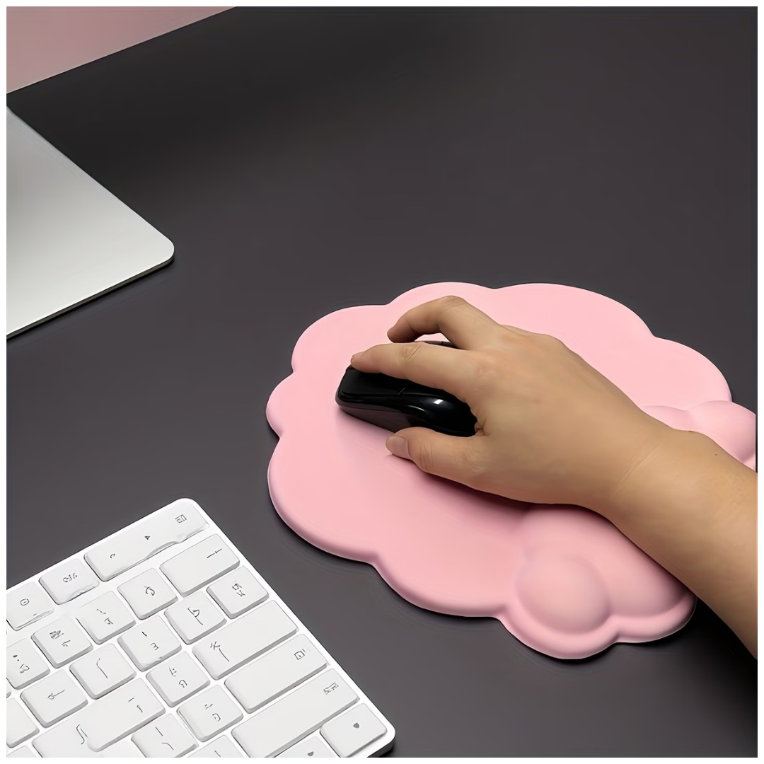 Mouse Pad Ergonómico con Apoyo para Muñeca Nube