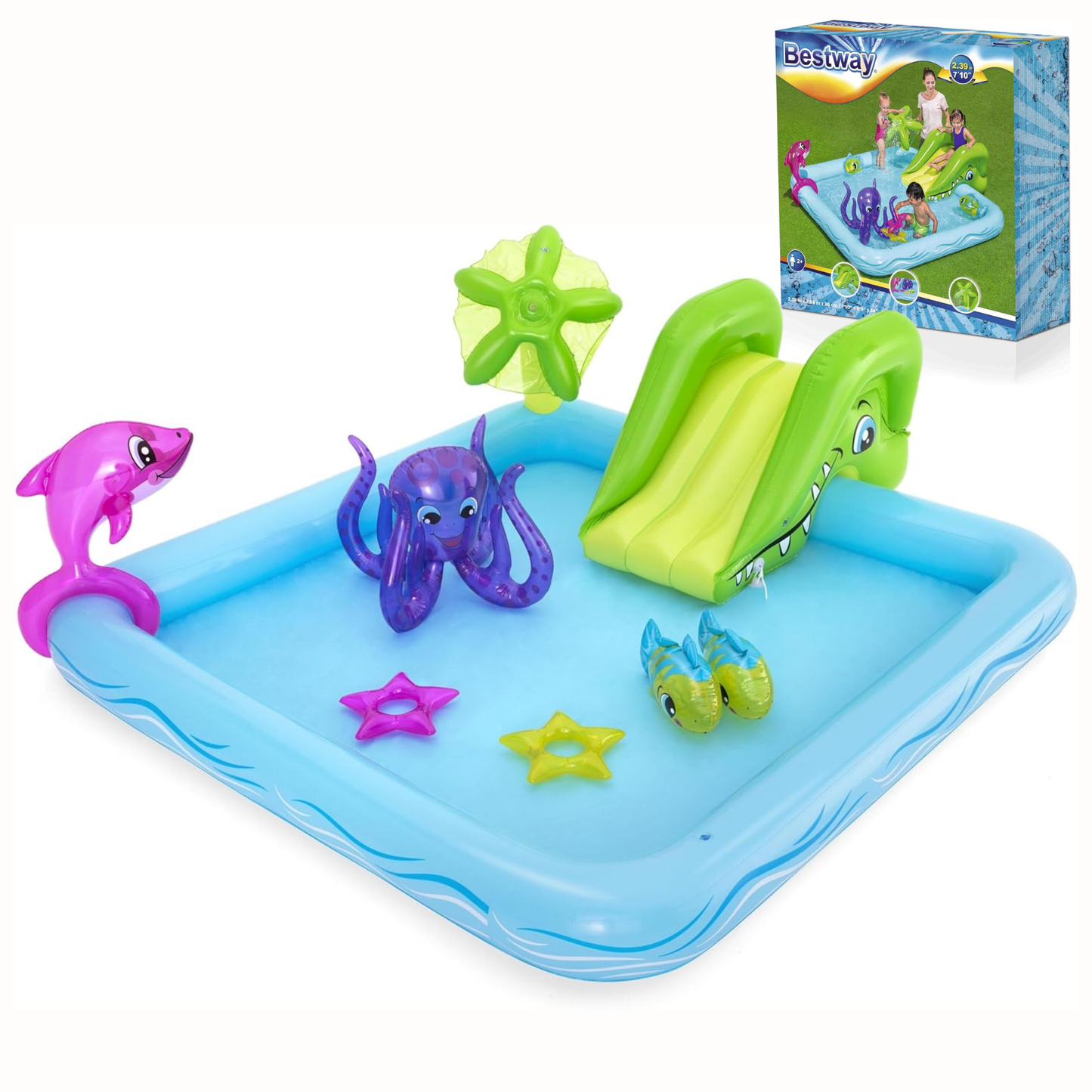 Piscina Inflable Interactiva Acuario