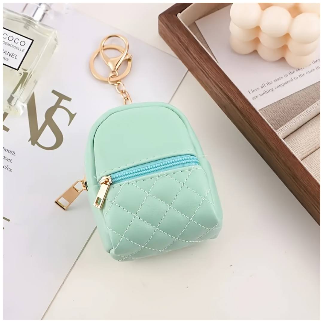 Llavero Monedero Mini Bolso PU