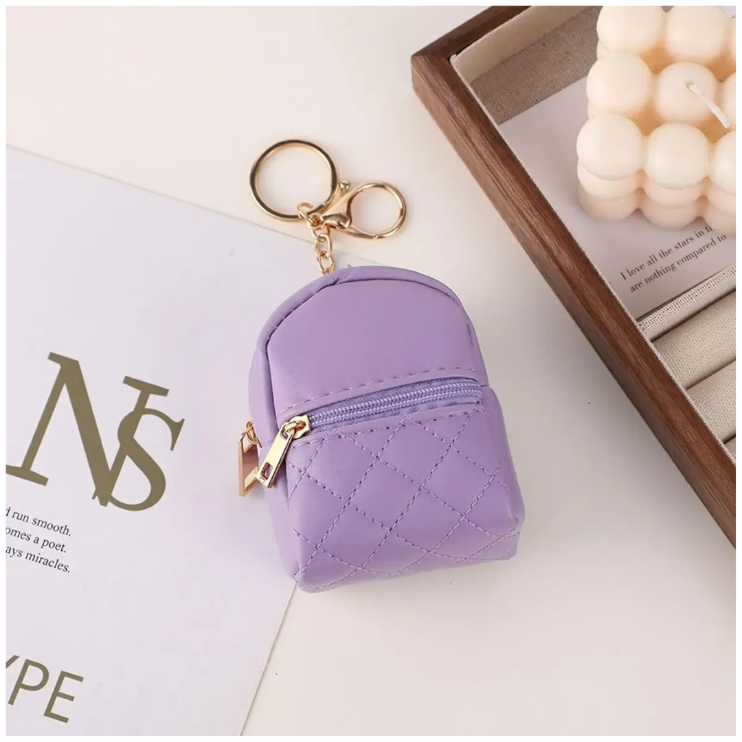 Llavero Monedero Mini Bolso PU