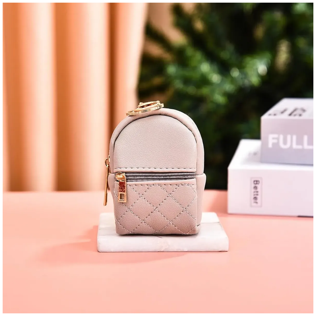 Llavero Monedero Mini Bolso PU