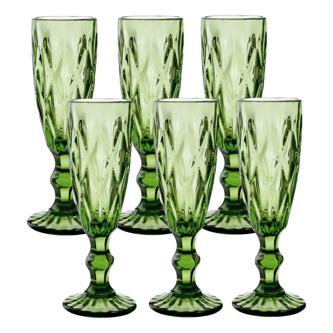 Set x6 Copas de Vidrio Largo 160 ml