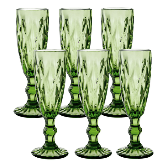 Set x6 Copas de Vidrio Largo 160 ml