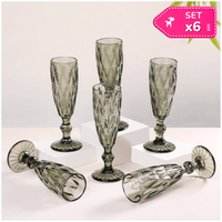 Set x6 Copas de Vidrio Largo 160 ml