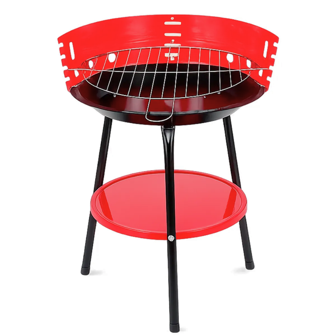 PARRILLA PORTÁTIL COBERTURA C/BASE ROJA