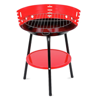 PARRILLA PORTÁTIL COBERTURA C/BASE ROJA