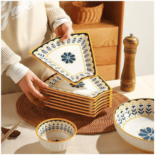Set x9 Bandejas Platos para Piqueos Snacks y Aperitivos