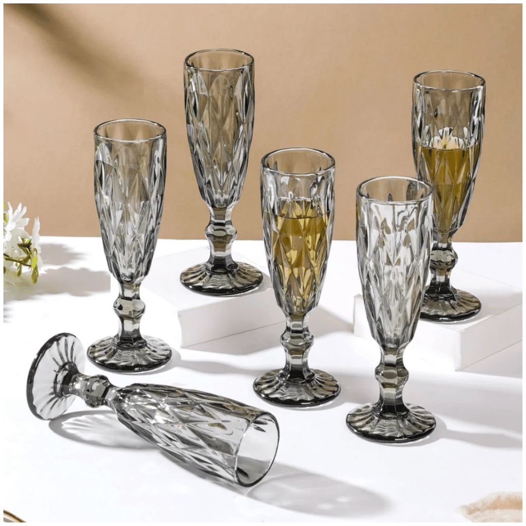 Set x6 Copas de Vidrio Largo 160 ml