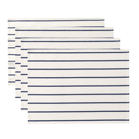 Set x4 Individuales de Tela Rayas